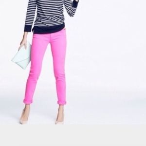 J. Crew Jeans - J. Crew hot pink toothpick stretch jeans J. Crew Jeans - J. Crew hot pink toothpick stretch jeans